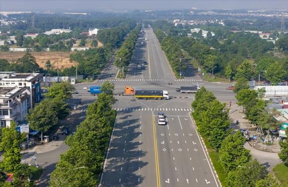 Tuyến đường 10 làn xe thuộc Vành đai 4 đoạn qua Bình Dương