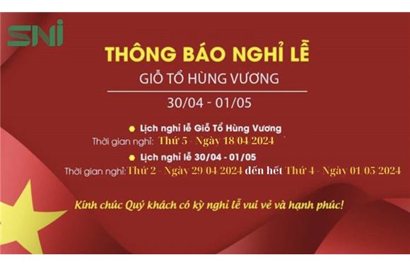 THÔNG BÁO NGHỈ LỄ