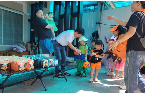 BAN QUẢN LÝ SNI TỔ CHỨC HALLOWEEN DÀNH CHO CƯ DÂN NHÍ TẠI THE OASIS 