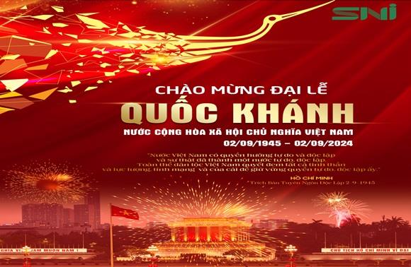 CHÀO MỪNG ĐẠI LỄ NGÀY QUỐC KHÁNH VIỆT NAM (02/09/1945 - 02/09/2024)